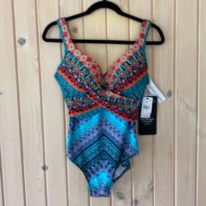 One piece MiracleSuit. Style: Multi, Escape. NWT